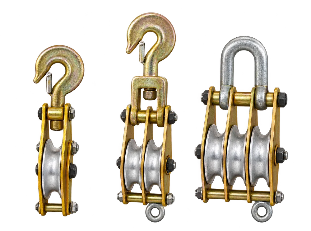GLQHN · Aluminum-alloy service snatch blocks · Enhanced visualisation